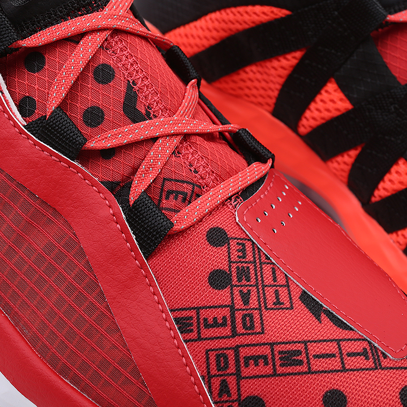  красные баскетбольные кроссовки adidas Dame 6 GCA EF9878 - цена, описание, фото 4